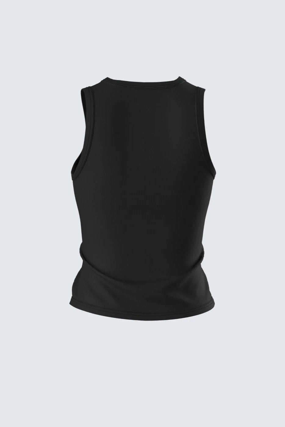 Asymmetrical Pinch Black Crop Top