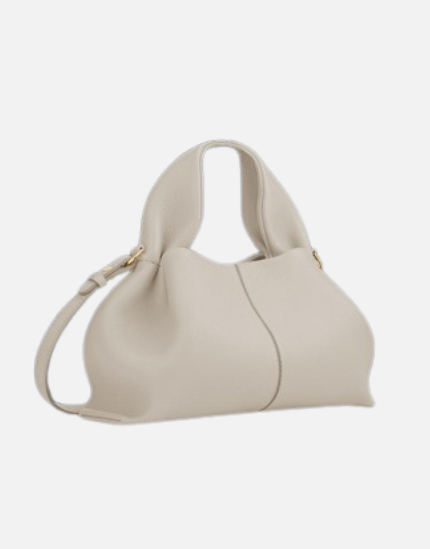 MENUX SHOULDER HANDBAG - BEIGE