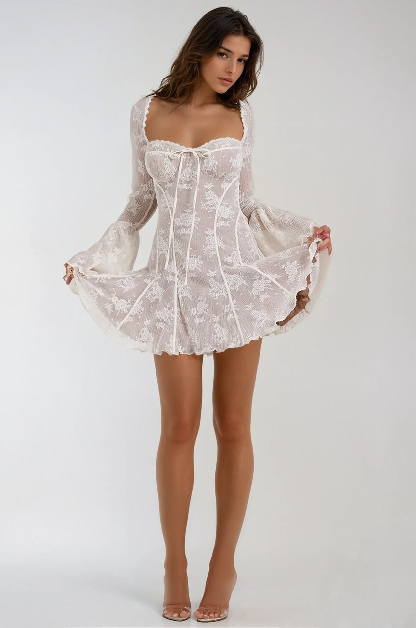 LILIENNE WHITE LACE DRESS
