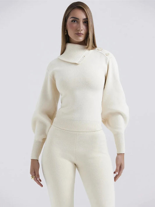 ENVY KNITTED TWO PIECE - CREAM