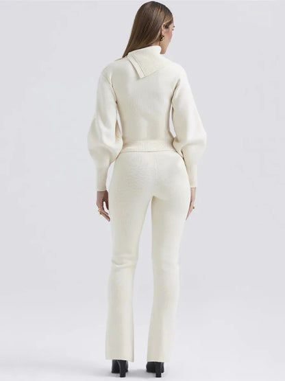 ENVY KNITTED TWO PIECE - CREAM